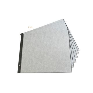 Exacompta Sachet de 10 Recharges pour album à vis pages noires - 29x37 cm - x 3  