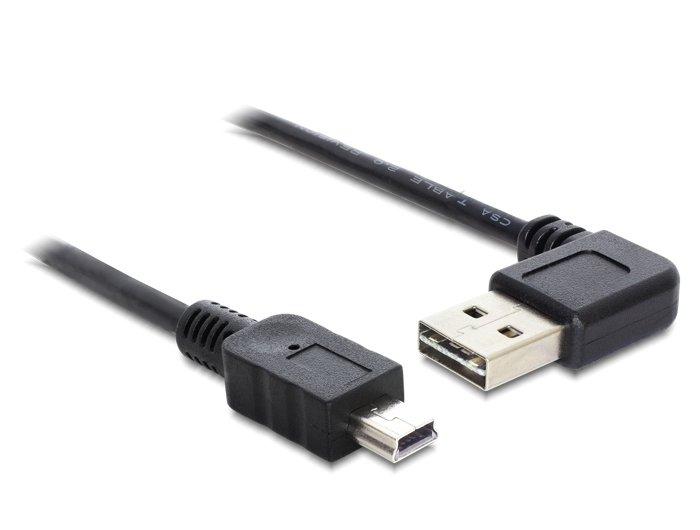 DeLock  85175 câble USB 0,5 m USB 2.0 USB A Mini-USB B Noir 