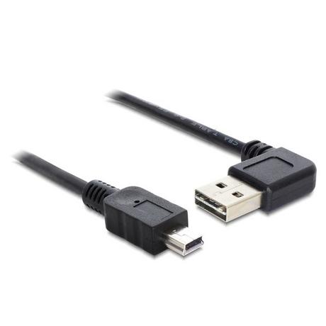 DeLock  85175 câble USB 0,5 m USB 2.0 USB A Mini-USB B Noir 