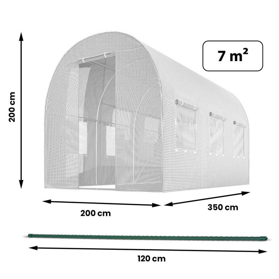 B2X Gartentunnel 2 x 3,5 m (7 m2) Plonos  