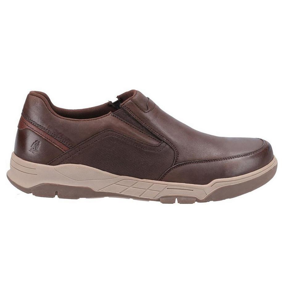 Hush Puppies Fletcher Chaussures en Cuir à Enfiler  