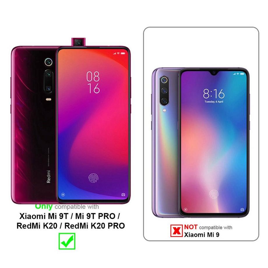 Cadorabo  Housse compatible avec Xiaomi Mi 9T / Mi 9T PRO / RedMi K20 / RedMi K20 PRO - Coque de protection avec fermeture magnétique, fonction de support et compartiment pour carte 