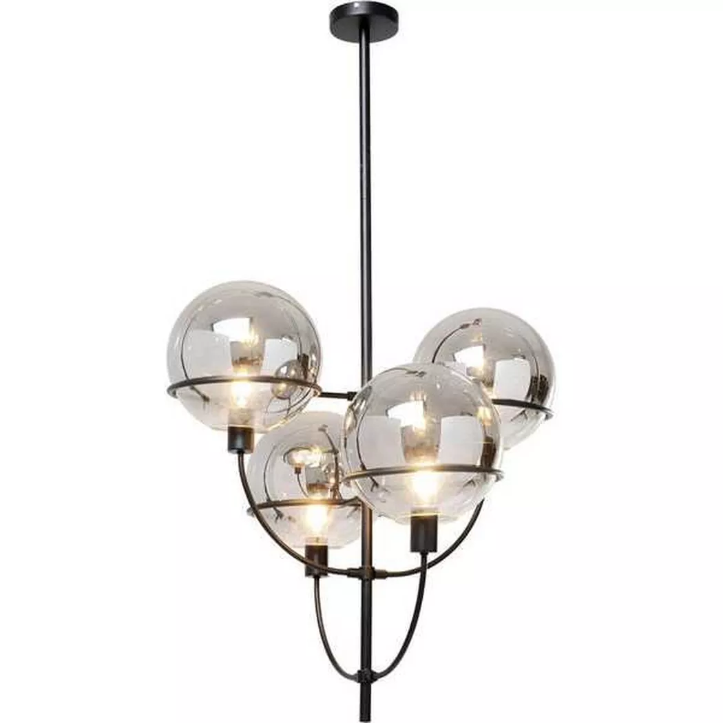 KARE Design – Hängeleuchte Lantern 4 Leuchten, One Size, Schwarz