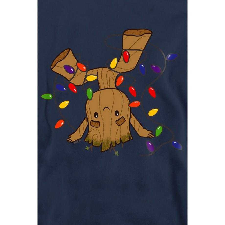 Guardians Of The Galaxy Weihnachts Groot Print Sweatshirt  