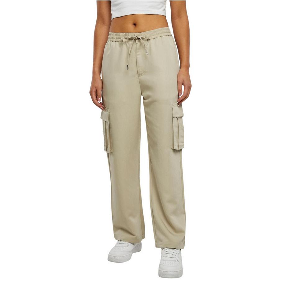 hose cargo jambe arge damen urban cassics vicose