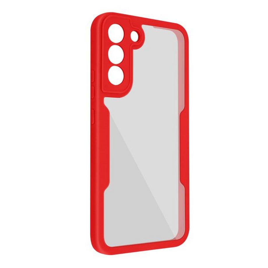 Avizar  Coque Intégrale Samsung S22 Rouge 