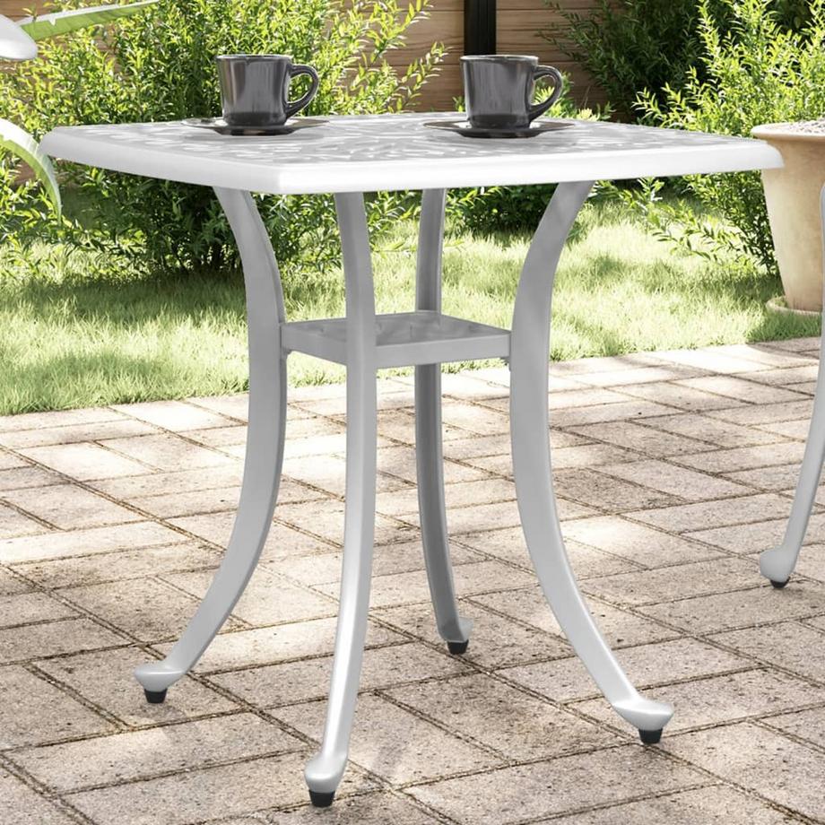 VidaXL Table de jardin aluminium  
