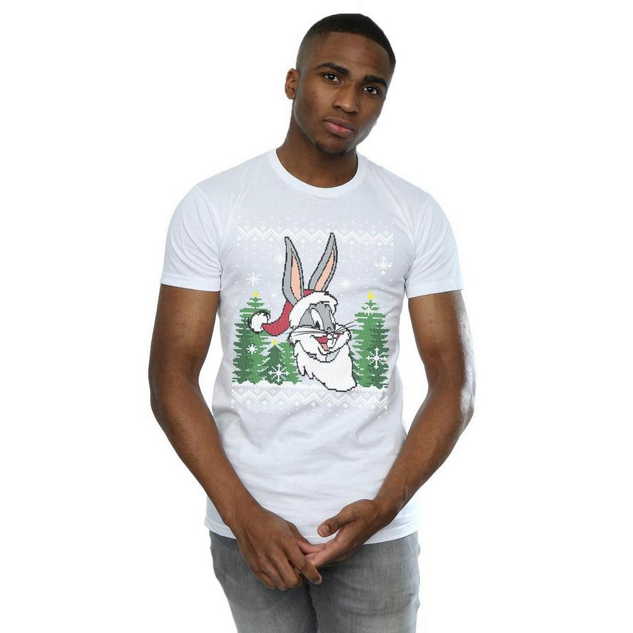 LOONEY TUNES Bugs Bunny T-Shirt Noël  