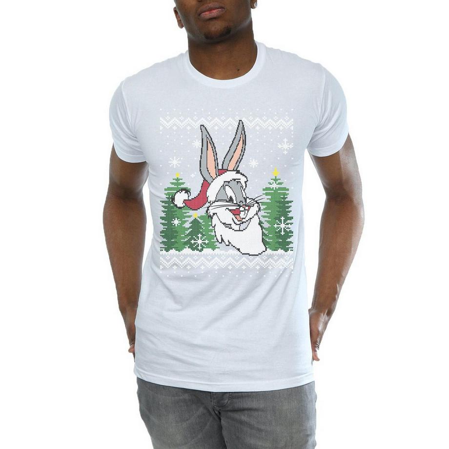 LOONEY TUNES Bugs Bunny T-Shirt Noël  