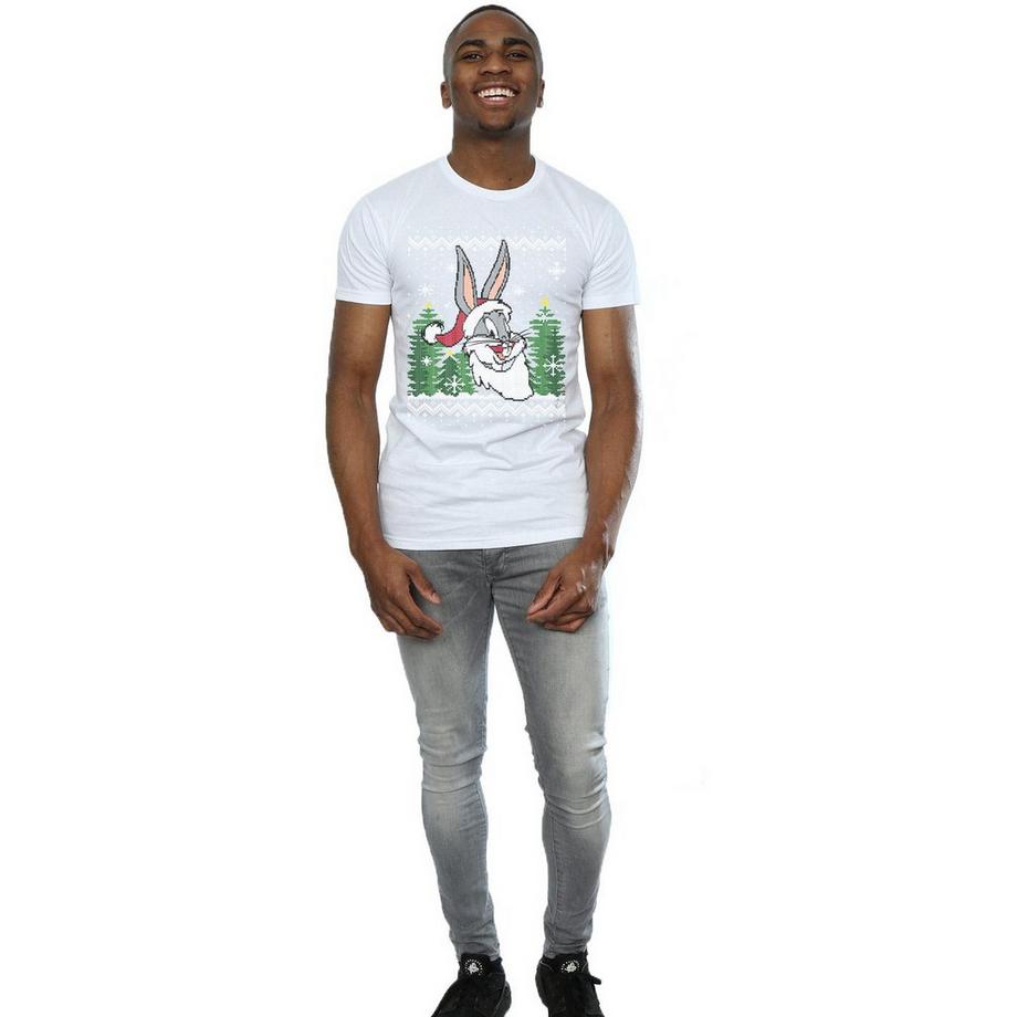 LOONEY TUNES Bugs Bunny T-Shirt Noël  