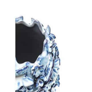 KARE Design Vase Papillons Bleu Clair 35cm  
