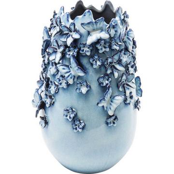 Vase Butterflies Bleu clair 35cm