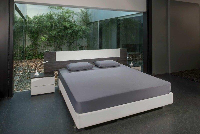 Mara Vital Tencel Fixleintuch Grau  