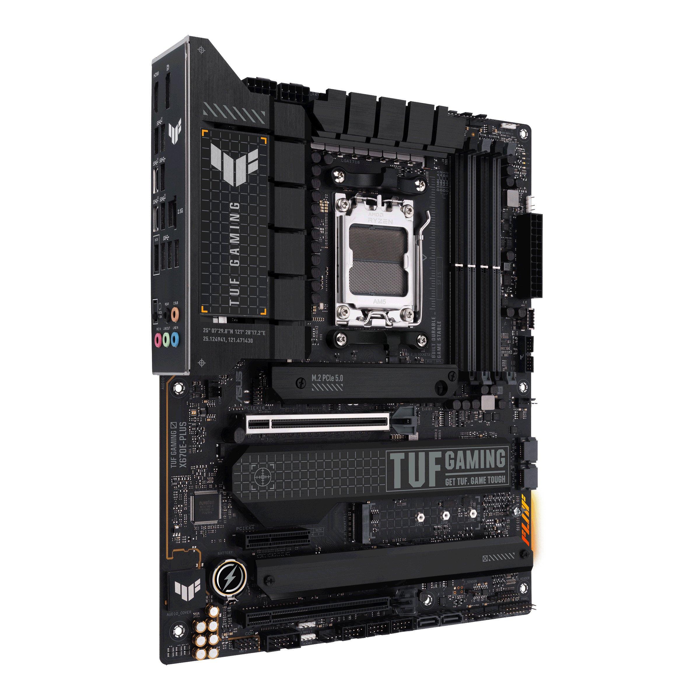 ASUS  TUF GAMING X670E-PLUS AMD X670 Emplacement AM5 ATX 