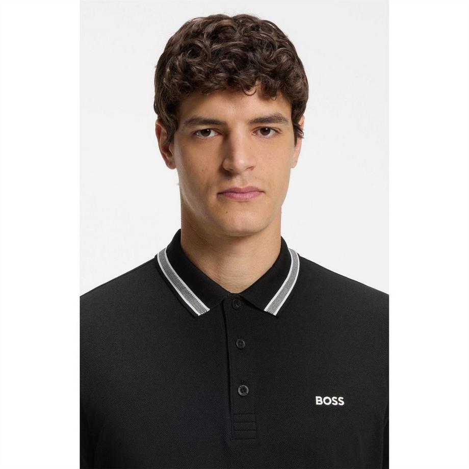 BOSS Paddy Maglietta Polo con Punta a Contrasto  