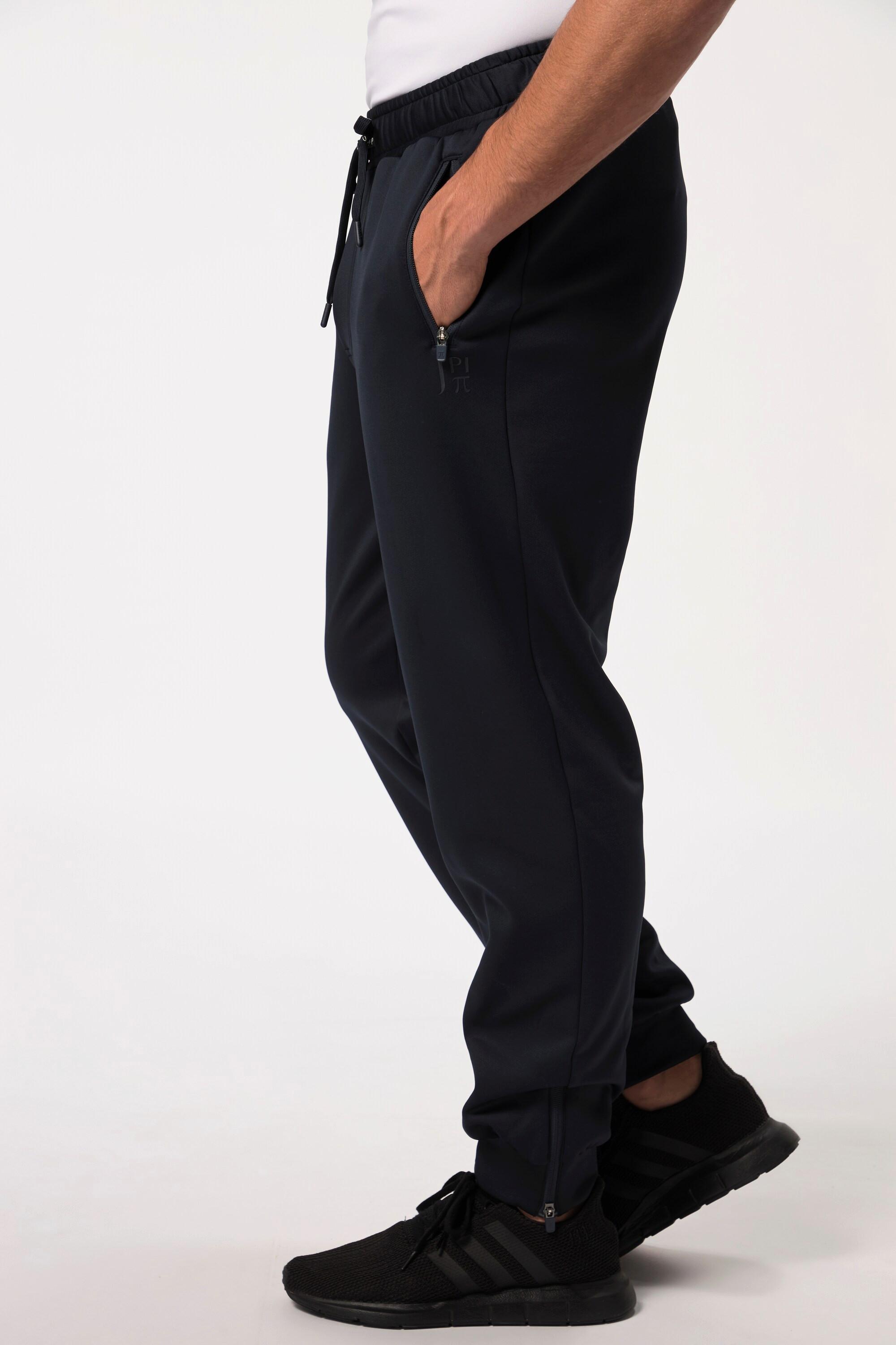 JP1880  Pantalon de survêtement spécial tennis, taille élastique et bas de jambe zippé 