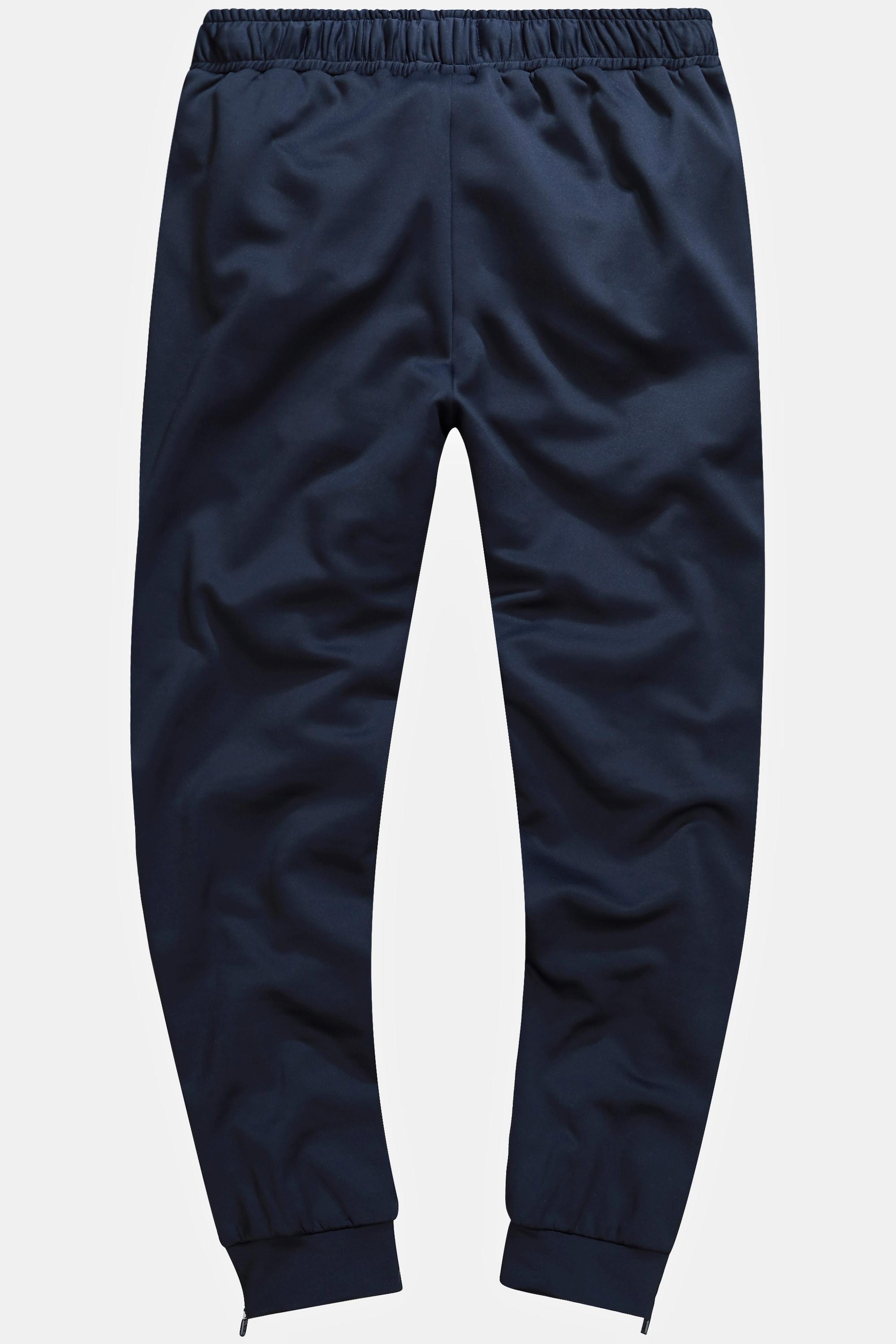 JP1880  Pantalon de survêtement spécial tennis, taille élastique et bas de jambe zippé 