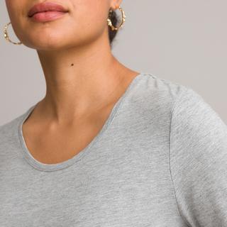 La Redoute Collections Tee Shirt Manches Longues Col Rond  