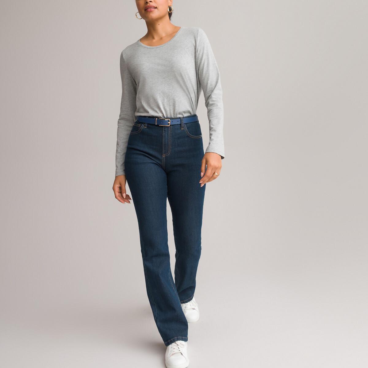 La Redoute Collections Tee Shirt Manches Longues Col Rond  