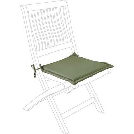 mutoni Coussin de jardin Olefin vert assise carrée 42x42  