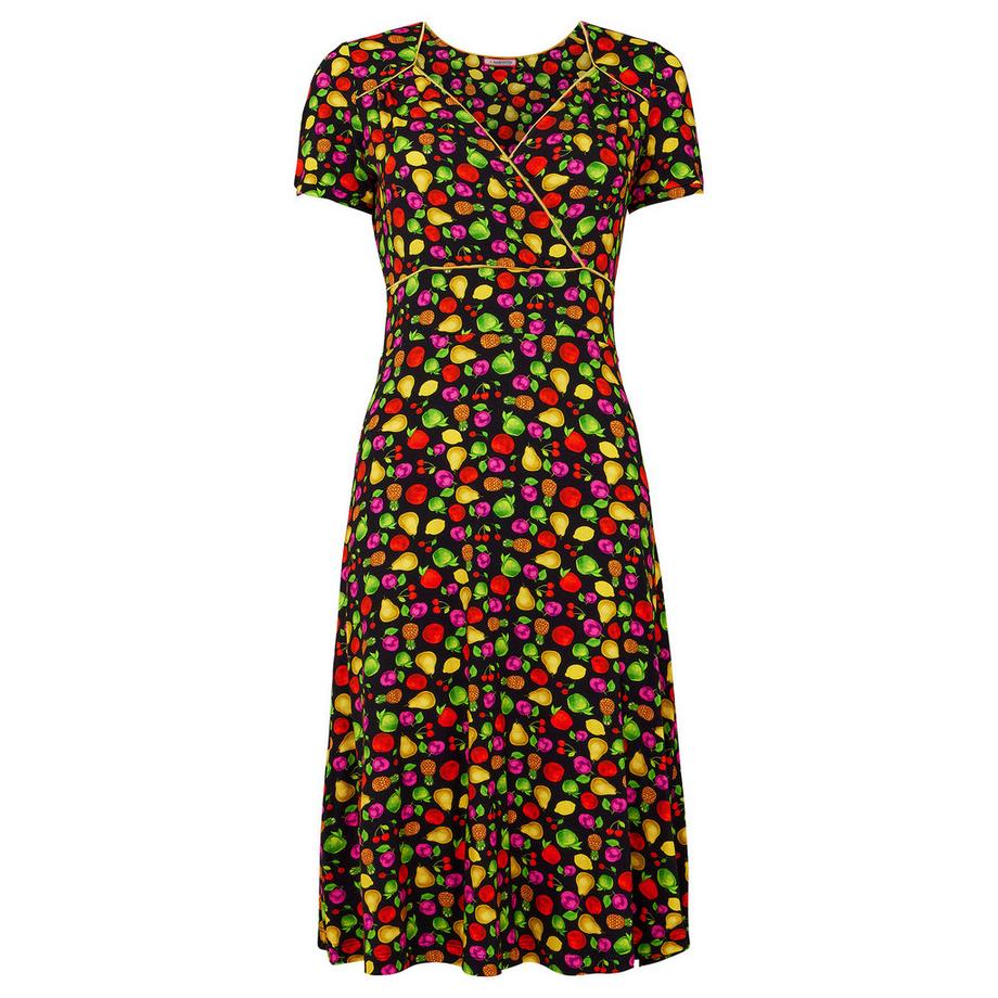 Joe Browns Abito Jersey Ginocchio Floreale Fruttato  