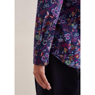 Seidensticker  Business Hemd Slim Fit Langarm Floral 