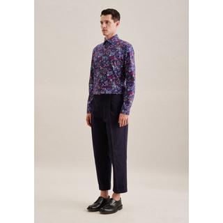 Seidensticker  Business Hemd Slim Fit Langarm Floral 