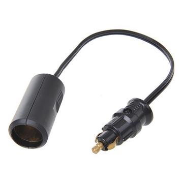 Adapterkabel von DIN-Stecker auf Zigarettenanzünder-Buchse 25 cm