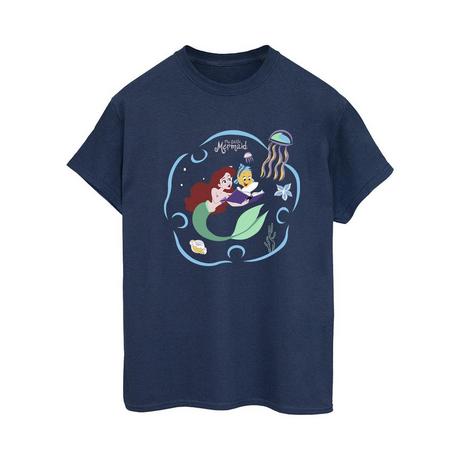 Disney The Little Mermaid Reading A Book T-Shirt  