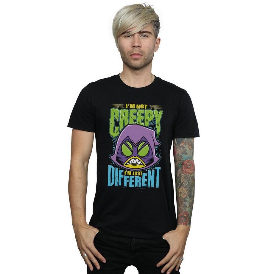 DC COMICS Teen Titans Go I'm Not Creepy I'm Just Different T-Shirt  