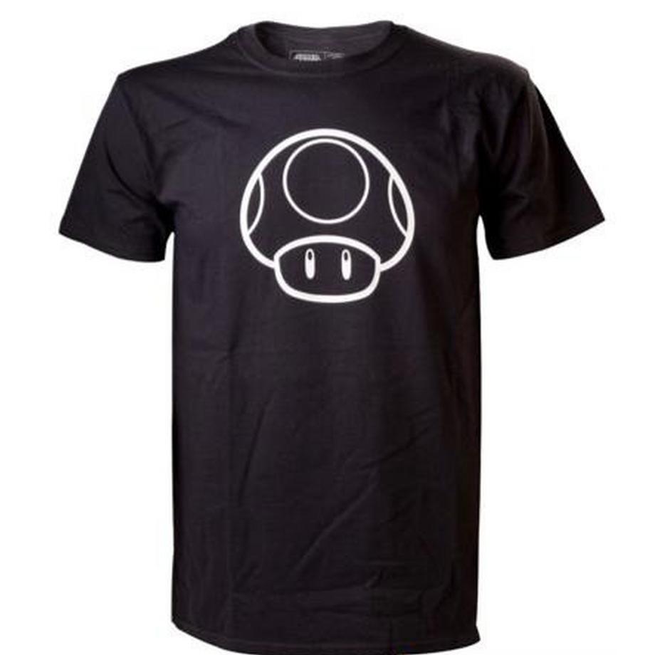 Bioworld Nintendo Blacklight Mushroom T-Shirt  