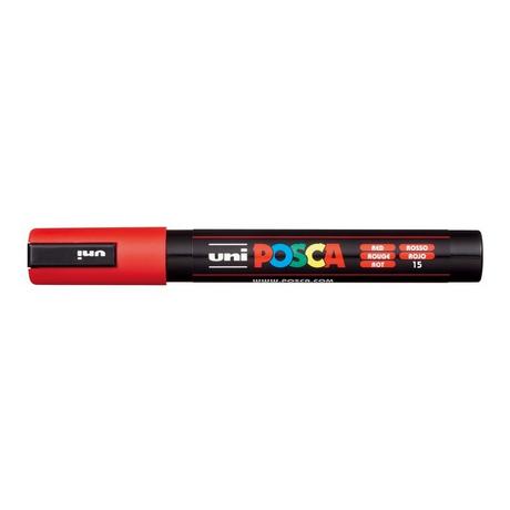 uni-ball UNI-BALL Posca Marker 1,8-2,5mm PC-5M RED rot, Rundspitze  