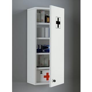 VCM Medizinschrank Arzneischrank Apothekerschrank Wand Schrank abschließbar Medasa L  