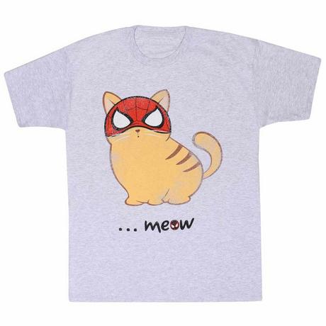 Spider-Man Meow T-Shirt Imprimé Graphique  