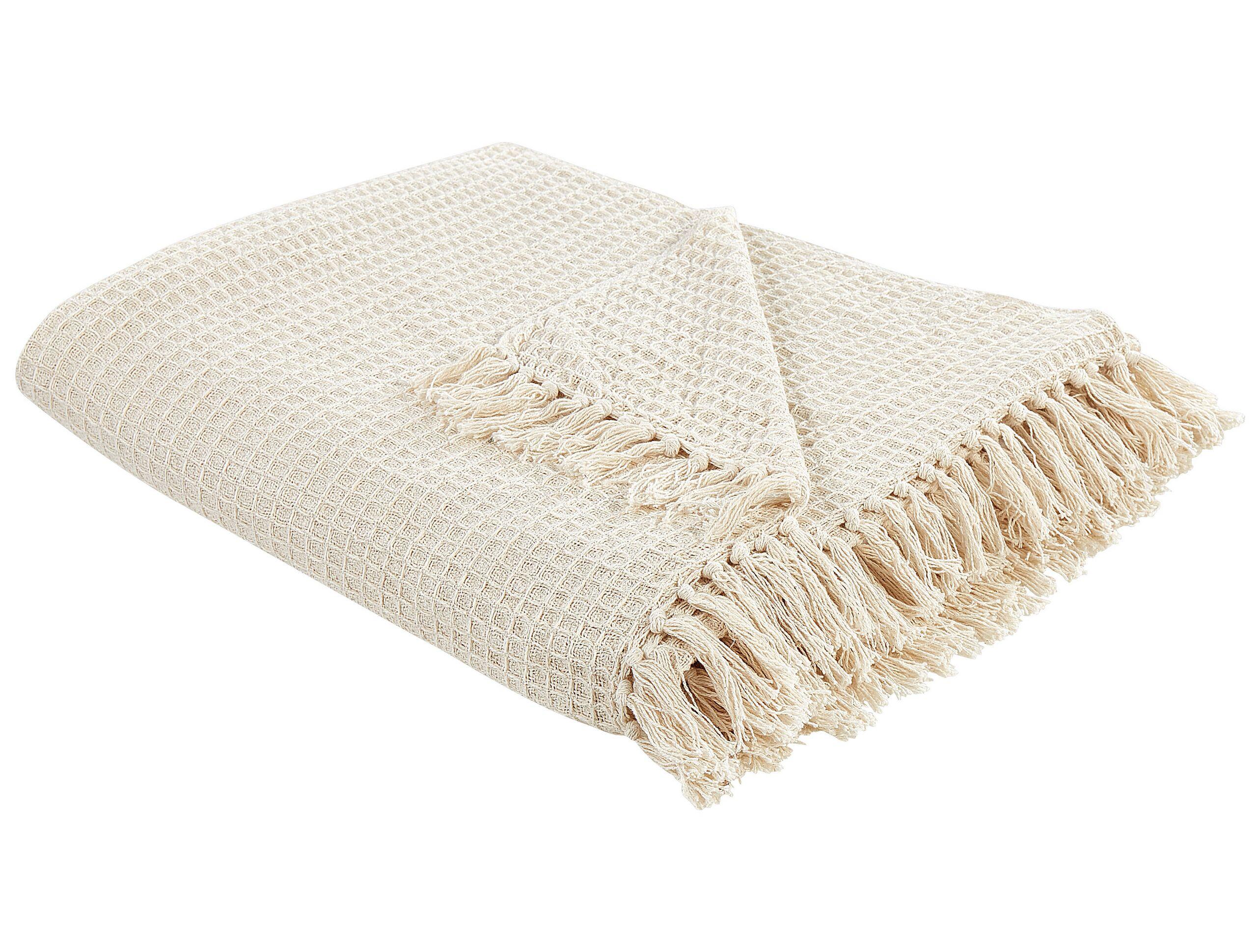 Beliani Coperta en Cotone Boho MALU  