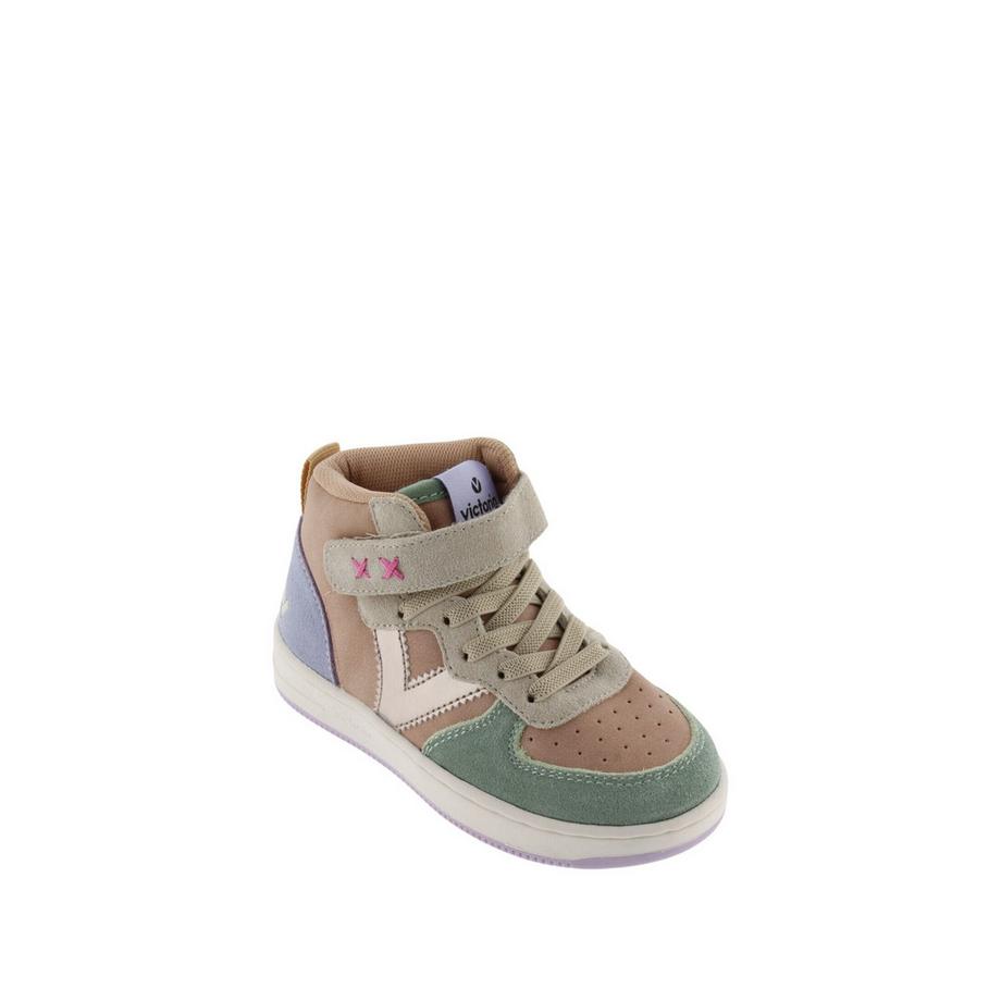 Victoria Tiempo Sneaker in Lederoptik mit elastischer Kordel  