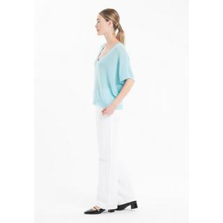 Studio Cashmere8 RIA 25 V-Ausschnitt Fledermausärmel T-Shirt  