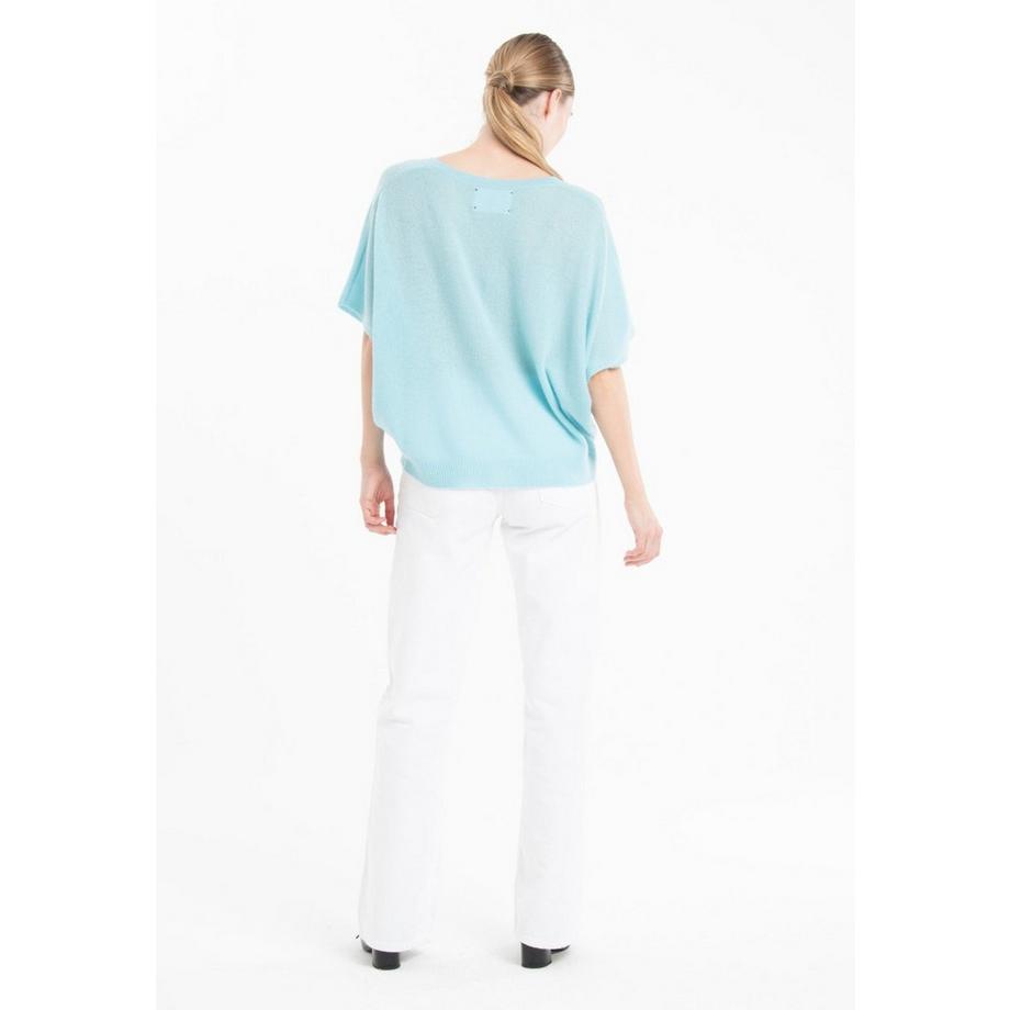 Studio Cashmere8 RIA 25 V-Ausschnitt Fledermausärmel T-Shirt  