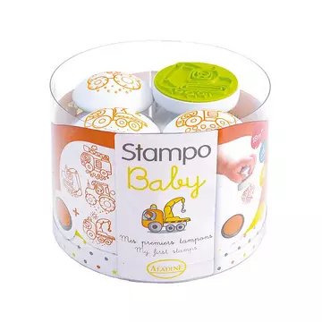 Stampo Baby Baumaschinen (4Stempel)