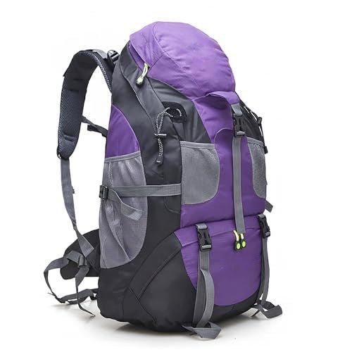 Only-bags.store Sac à dos de randonnée léger et imperméable de 50l, sac de voyage pour Sports de plein air, pour l'escalade, le Camping et les voyages  