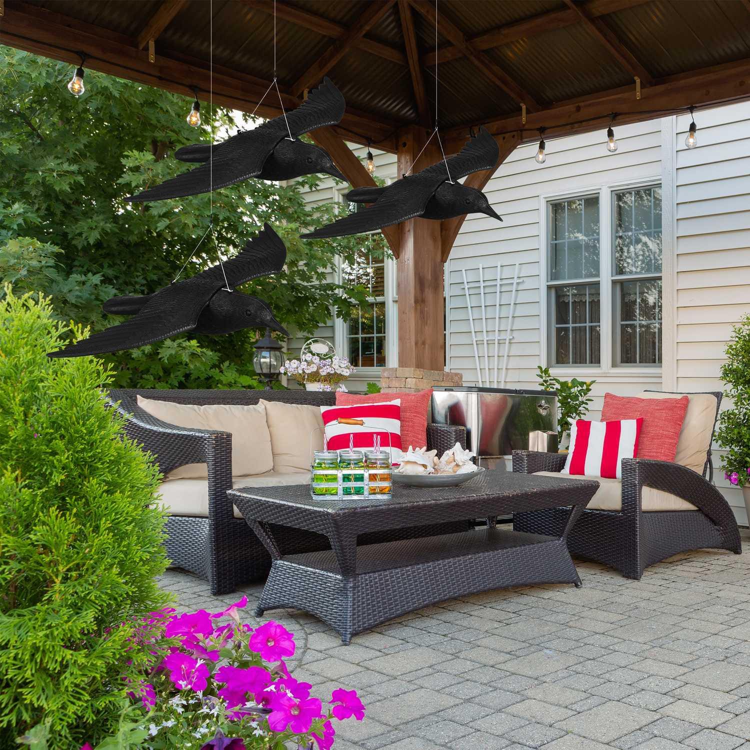 B2X Spaventapasseri Corvo Set di 3  