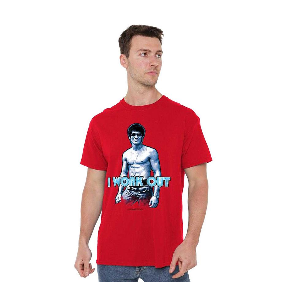 Bruce Lee T-Shirt I Works Out  