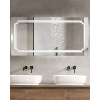 Beliani Miroir en Verre Moderne ARROMACHNES  