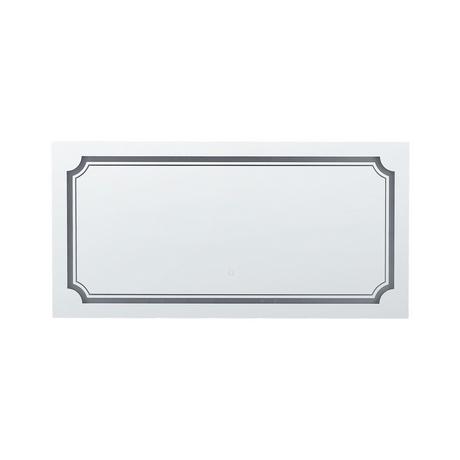 Beliani Miroir en Verre Moderne ARROMACHNES  