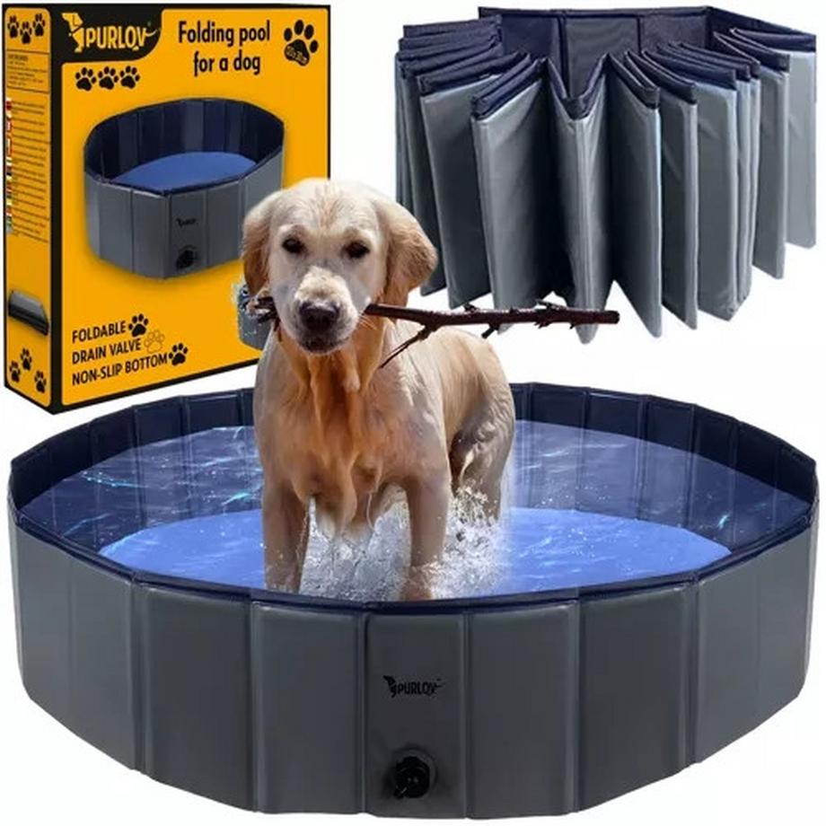 Purlov  Piscine pliante/parc pour chien 120x30 Purlov 23831 