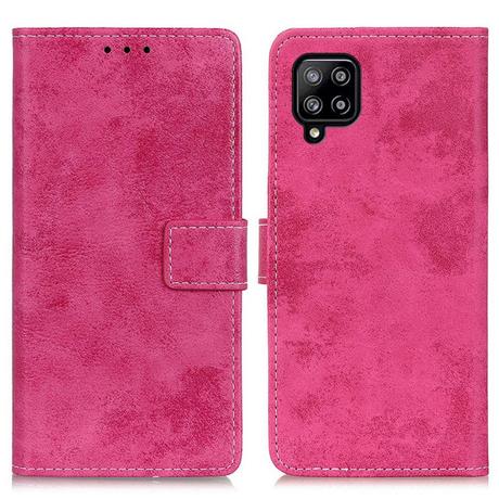 Cover-Discount  Galaxy A22 4G - Vintage Etui Wildleder Optik 