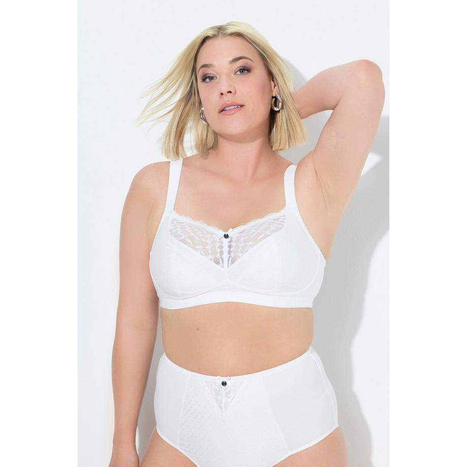 Ulla Popken Soutien-gorge confortable sans armatures dentelle bonnet C-E  