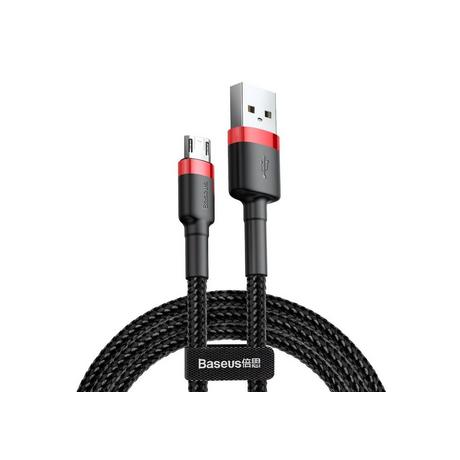 Baseus  Cafule cavo USB 2 m USB A Micro-USB A Nero, Rosso 