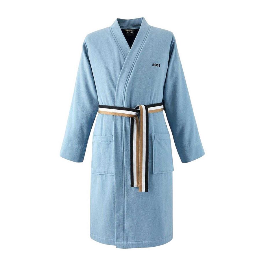 Blinea Accappatoio Dettaglio A Righe Kimono