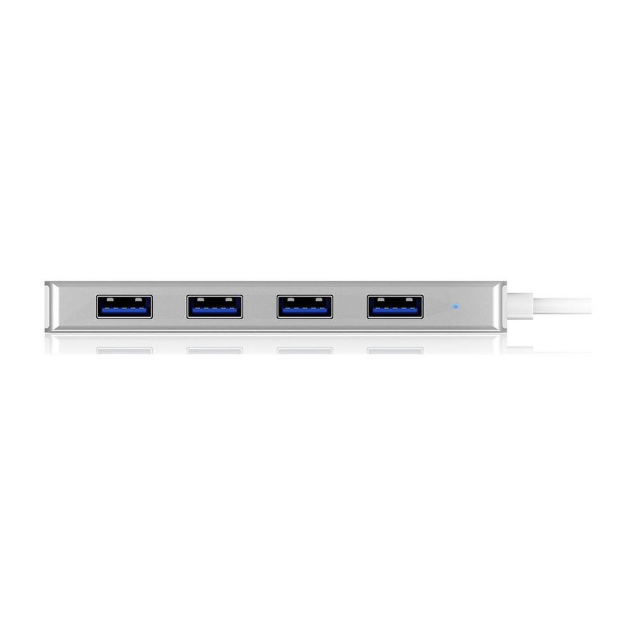 ICY Box  ICY BOX USB 3.0 Type-C Hub silver IB-HUB1425-C with 4 USB ports 